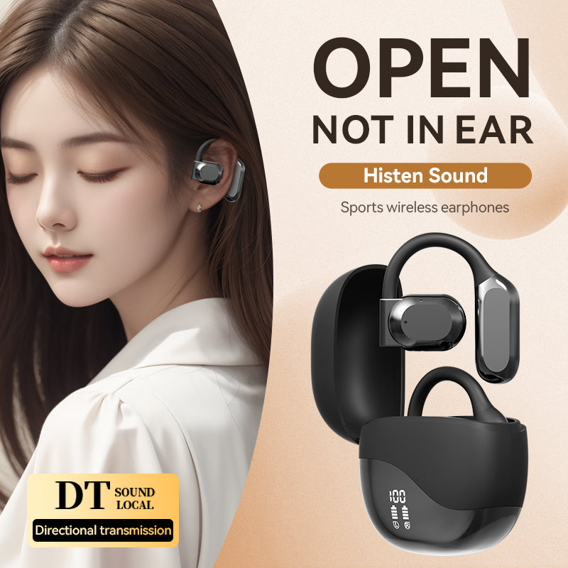 Headphones M62 Wireless 5.3 Bluetooth Earphones, Business Ear Mounted, Open, Large Capacity, Ultra Long Range, Driving And Running Earbuds Portable Audio Clearance