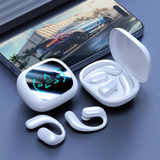 Wireless Earbuds Clip Ear M64 Bluetooth Headset Radio Sports Running Noise Reduction